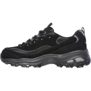Skechers D'Lites Biggest Fan schwarze Ledersneaker - Sneaker Skechers D'Lites Biggest Fan schwarze Ledersneaker - Sneaker