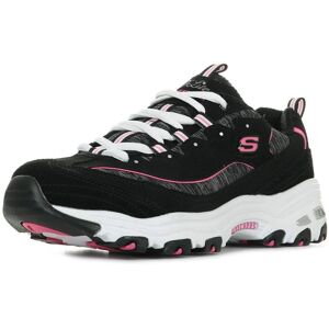 Skechers Dames D'Lites-me Time Sneakers Zwart-felroze - Sneakers Skechers Dames D'Lites-me Time Sneakers Zwart-felroze - Sneakers