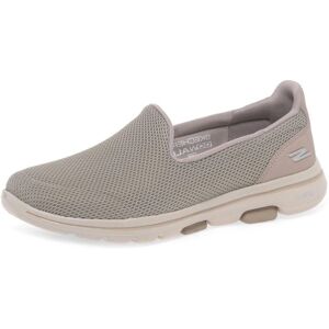 Skechers Women's Go Walk 5 Sneaker - Taupe/Grau - Casual Shoe Skechers Women's Go Walk 5 Sneaker - Taupe/Grau - Casual Shoe