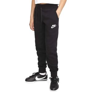 Nike Girls Fundamentals Fleece Jogging Bottoms - Black/White S Nike Girls Fundamentals Fleece Jogging Bottoms - Black/White S