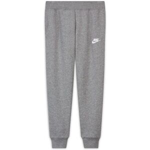 Nike Girls Grey/White Fleece Jogging Bottoms - Jogging Bottoms Nike Girls Grey/White Fleece Jogging Bottoms - Jogging Bottoms