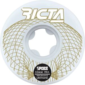 Ricta White Wire Frame Sparx 99a 53mm Skateboard Wheels - Skateboard Wheels Ricta White Wire Frame Sparx 99a 53mm Skateboard Wheels - Skateboard Wheels