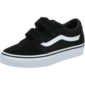Vans Infant Ward V Trainers - Black - Hook & Loop - Leather & Textile - Grip Vans Infant Ward V Trainers - Black - Hook & Loop - Leather & Textile - Grip
