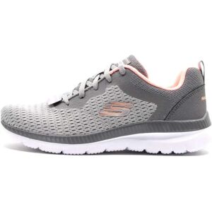 Baskets Skechers Bountiful Quick Path Gris/Corail Femmes - Publicité Baskets Skechers Bountiful Quick Path Gris/Corail Femmes - Publicité