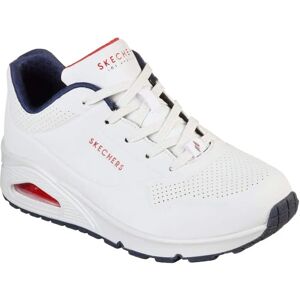 Skechers Uno - Stand On Air - White/Navy/Red Skechers Uno - Stand On Air - White/Navy/Red