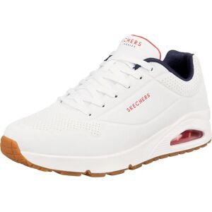 Skechers White Uno Stand On Air Sneakers - Casual Sport Shoes Skechers White Uno Stand On Air Sneakers - Casual Sport Shoes