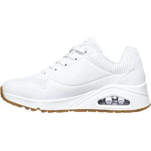 Skechers Uno Stand On Air White Trainers - Shoe Skechers Uno Stand On Air White Trainers - Shoe