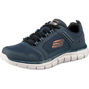 Skechers Men Navy/Orange Track Knock Sneakers - Sneakers Skechers Men Navy/Orange Track Knock Sneakers - Sneakers