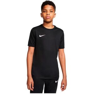 Nike Junior Dry Park Vii Zwart/Wit Voetbalshirt Nike Junior Dry Park Vii Zwart/Wit Voetbalshirt