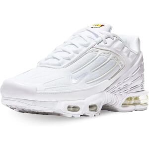 Nike Air Max Plus 3 Sneakers - Hvid - Åndbar, Polstret, Holdbar Nike Air Max Plus 3 Sneakers - Hvid - Åndbar, Polstret, Holdbar