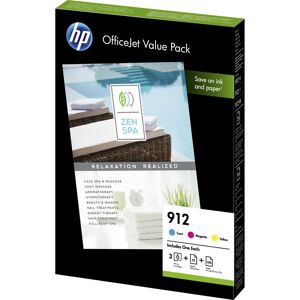 HP 912 Cyan Magenta Yellow Office Value Pack - Ink Cartridges HP 912 Cyan Magenta Yellow Office Value Pack - Ink Cartridges