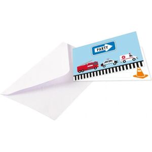Invitations de fête Amscan 9906587 - Thème véhicules - Publicité Invitations de fête Amscan 9906587 - Thème véhicules - Publicité