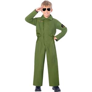 Amscan Pilot Costume - Child Green Jumpsuit Amscan Pilot Costume - Child Green Jumpsuit