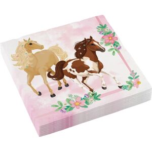 Amscan 9909876 Serviettes en papier à thème chevaux - 20 pcs Amscan 9909876 Serviettes en papier à thème chevaux - 20 pcs
