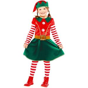 Amscan Elf Costume - Red/Green Festive Outfit for Kids Amscan Elf Costume - Red/Green Festive Outfit for Kids