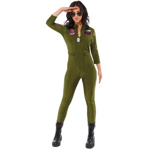 Amscan Model 9913311 Green Top Gun Costume - Pilot Jumpsuit Amscan Model 9913311 Green Top Gun Costume - Pilot Jumpsuit