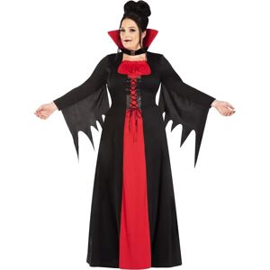 Amscan Marque Modèle Costume de Sorcière Grande Taille - Noir et Rouge Amscan Marque Modèle Costume de Sorcière Grande Taille - Noir et Rouge