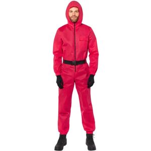 Amscan 9915295 Costume rosso - Guardia di Squid Game Amscan 9915295 Costume rosso - Guardia di Squid Game