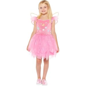 Amscan Pink Butterfly Girl Costume - 3-4 Years Carnival Dress Amscan Pink Butterfly Girl Costume - 3-4 Years Carnival Dress