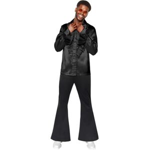 Amscan XL 70s Party Costume - Men's Black Disco Outfit Amscan XL 70s Party Costume - Men's Black Disco Outfit