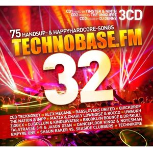 Zyx Music TechnoBase.FM Vol. 32 - Vari - Set di 3 CD Zyx Music TechnoBase.FM Vol. 32 - Vari - Set di 3 CD