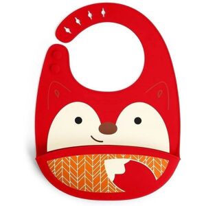 Skip Hop Zoo Fold & Go Silicone Bib Fox - Baby Bib Skip Hop Zoo Fold & Go Silicone Bib Fox - Baby Bib