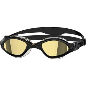 Zoggs Tiger LSR+ Titanium Mirror Goggles - Black/Grey/Gold - Unisex Zoggs Tiger LSR+ Titanium Mirror Goggles - Black/Grey/Gold - Unisex