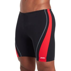 Zoggs Eaton Mid Jammer - 32 Black/Red - Swimsuit Zoggs Eaton Mid Jammer - 32 Black/Red - Swimsuit