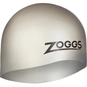 Uniseksowy czapek do pływania Zoggs Easy-Fit z silikonu - Srebro Uniseksowy czapek do pływania Zoggs Easy-Fit z silikonu - Srebro