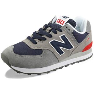 New Balance ML574EAD Grey/Blue/Navy Shoes - Shoes New Balance ML574EAD Grey/Blue/Navy Shoes - Shoes