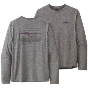 Patagonia L/S Cap Cool Daily Graphic Shirt - Feather Grey - Long Sleeve Patagonia L/S Cap Cool Daily Graphic Shirt - Feather Grey - Long Sleeve