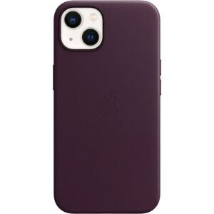 Apple iPhone 13 Lederhülle Dunkel Kirsche - Handyhülle Apple iPhone 13 Lederhülle Dunkel Kirsche - Handyhülle
