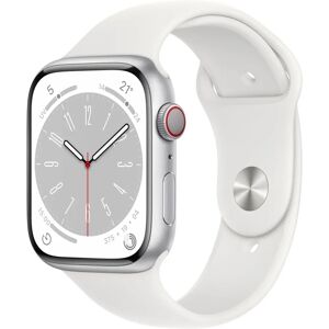 Apple Watch Series 8 OLED 45 mm - Silver - GPS + Cellular - Touchscreen - Smartwatch Apple Watch Series 8 OLED 45 mm - Silver - GPS + Cellular - Touchscreen - Smartwatch