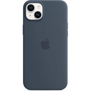 Apple iPhone 14 Plus Blau Siliconen MagSafe Hoes - Telefoonhoesje Apple iPhone 14 Plus Blau Siliconen MagSafe Hoes - Telefoonhoesje