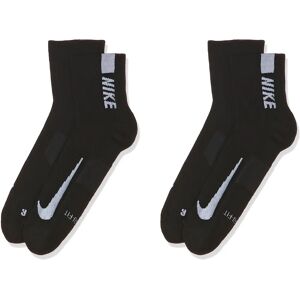 Nike Ankle 2 Pack Running Socks - Unisex - Black - XL Nike Ankle 2 Pack Running Socks - Unisex - Black - XL