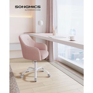 Chaise de bureau rose SONGMICS - Ergonomique, Réglable en hauteur, Tissu respirant - Publicité Chaise de bureau rose SONGMICS - Ergonomique, Réglable en hauteur, Tissu respirant - Publicité