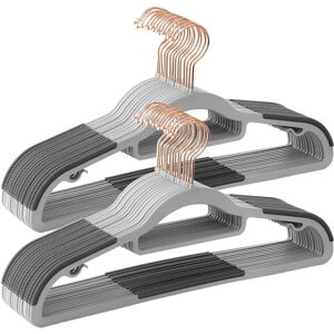 SONGMICS Clothes Hangers - Roségold, Hellgrau, Dunkelgrau - Clothes Hangers SONGMICS Clothes Hangers - Roségold, Hellgrau, Dunkelgrau - Clothes Hangers