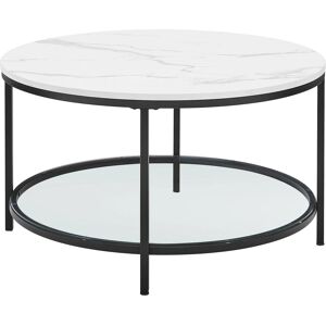 Mesa de Café Vasagle con Encimera de Vidrio - Muebles para Sala Mesa de Café Vasagle con Encimera de Vidrio - Muebles para Sala