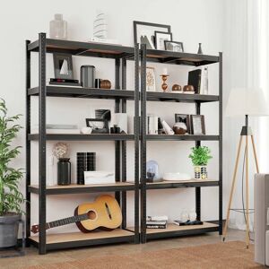 Songmics Black Heavy-Duty Shelving - 50x100x200cm - Shelving / Rack Songmics Black Heavy-Duty Shelving - 50x100x200cm - Shelving / Rack