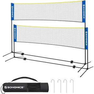 SONGMICS 5m Badmintonnetz - Höhenverstellbares Set SONGMICS 5m Badmintonnetz - Höhenverstellbares Set