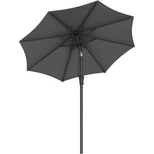 SONGMICS Grey 2m Parasol Umbrella - UV Protection, Adjustable SONGMICS Grey 2m Parasol Umbrella - UV Protection, Adjustable