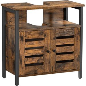 Vasagle Under Sink Bathroom Cabinet Storage Cabinet - 60x30x60 cm - Rustic Brown Vasagle Under Sink Bathroom Cabinet Storage Cabinet - 60x30x60 cm - Rustic Brown