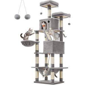 Feandrea Light Grey Tall Cat Tree Activity Centre - Cat Tree Feandrea Light Grey Tall Cat Tree Activity Centre - Cat Tree