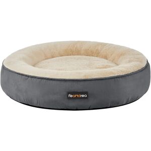 Feandrea Dog Bed - Round Donut Ø 60 cm - Dark Gray Feandrea Dog Bed - Round Donut Ø 60 cm - Dark Gray