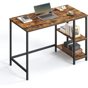VASAGLE Rustic Brown & Black Adjustable Shelves Desk - Desk VASAGLE Rustic Brown & Black Adjustable Shelves Desk - Desk