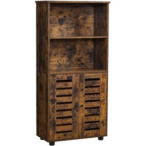 VASAGLE Rustic Brown Kitchen Storage Cabinet - Cabinet VASAGLE Rustic Brown Kitchen Storage Cabinet - Cabinet