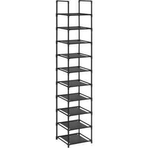 Songmics 10-Tier Shoe Rack - Space-Saving Metal Frame Storage Songmics 10-Tier Shoe Rack - Space-Saving Metal Frame Storage
