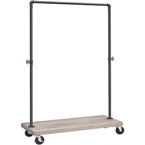 Vasagle Raft pentru Haine Industrial cu Raft Rustic - Suport pentru Haine Vasagle Raft pentru Haine Industrial cu Raft Rustic - Suport pentru Haine