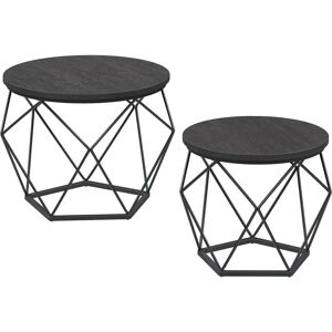 Vasagle - Geometric Round - Ø50x40 cm - Set masute de cafea Vasagle - Geometric Round - Ø50x40 cm - Set masute de cafea
