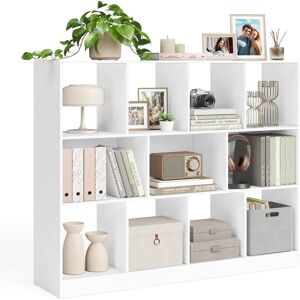 Libreria moderna bianca VASAGLE con 11 scomparti - Libreria Libreria moderna bianca VASAGLE con 11 scomparti - Libreria